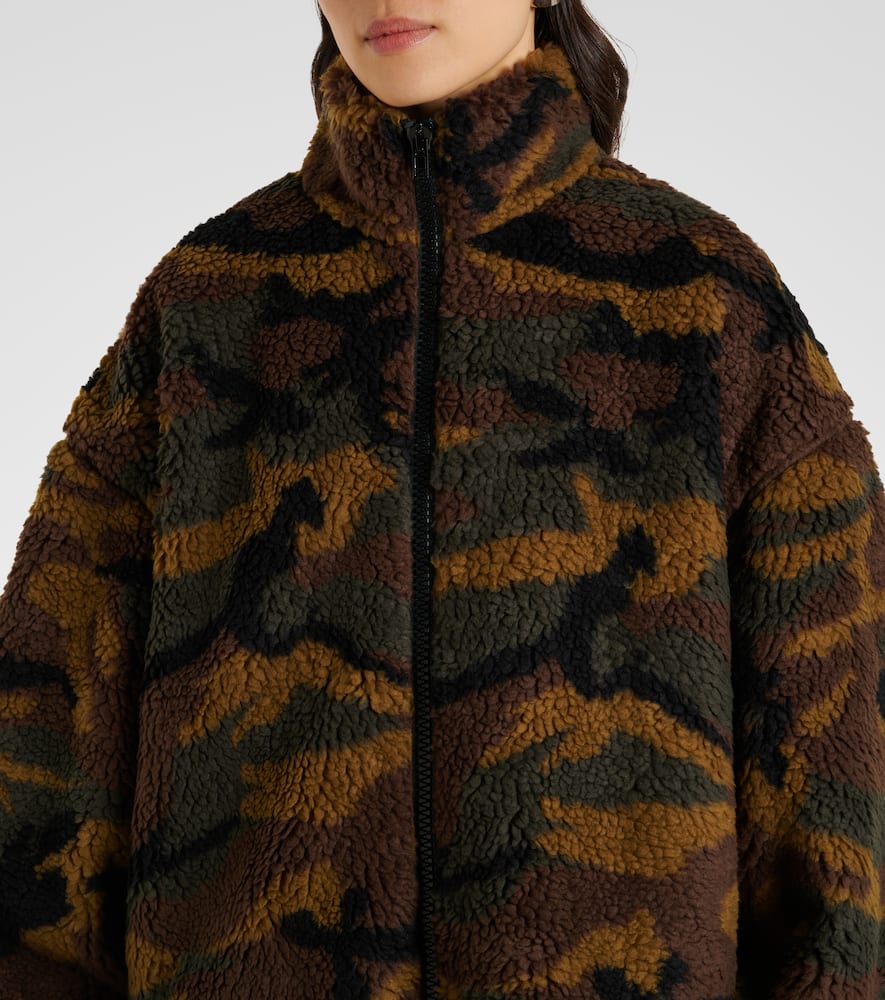 Camo fleece jacket
