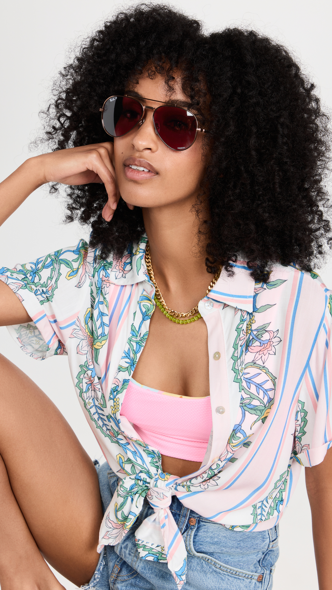 0RB8225 Aviator Sunglasses