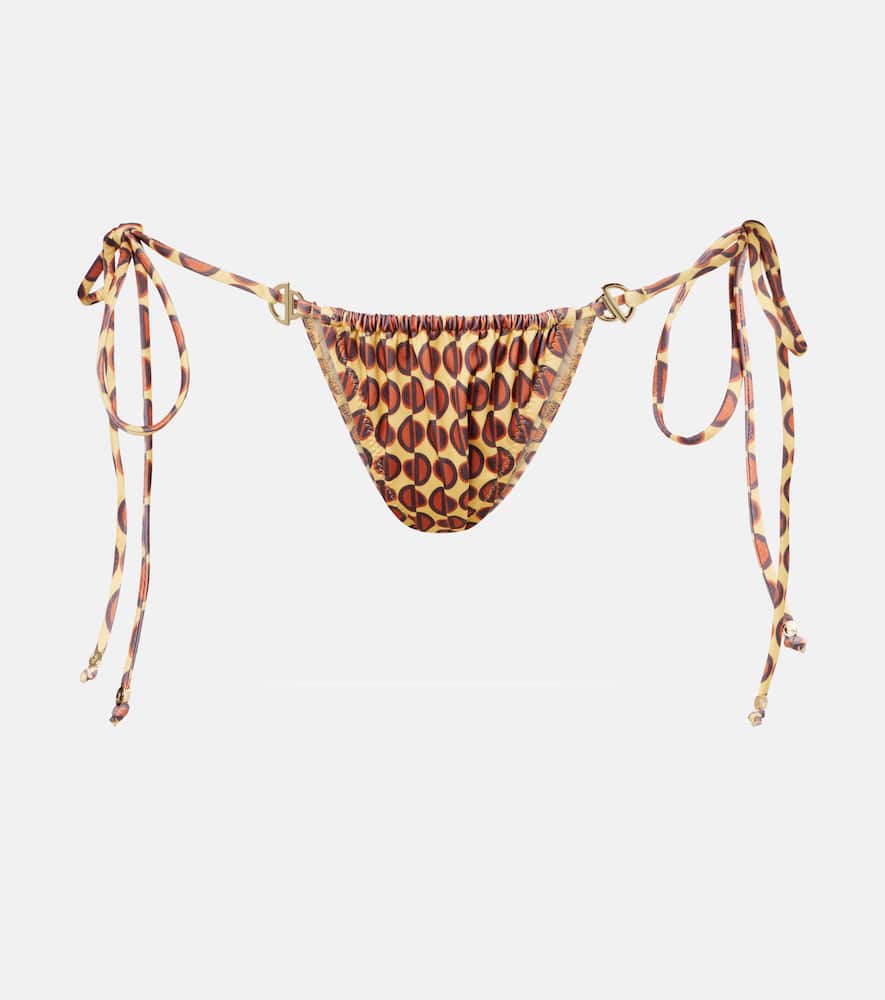 Berry printed bikini bottoms