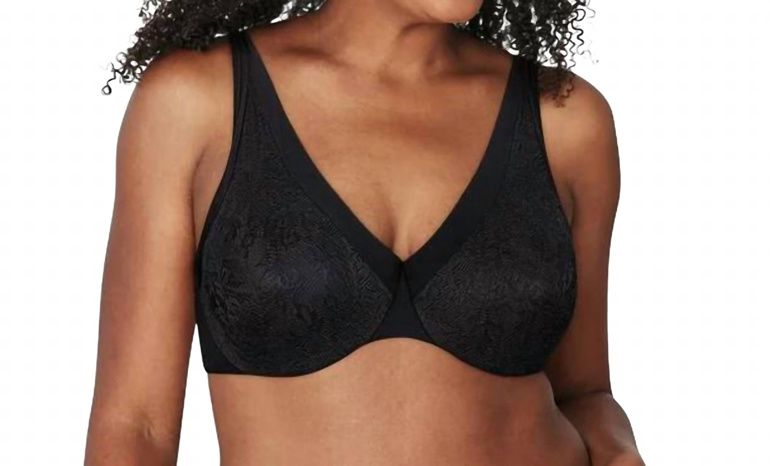 Ultra Soft No Poke Dreamwire Underwire Bra In Black