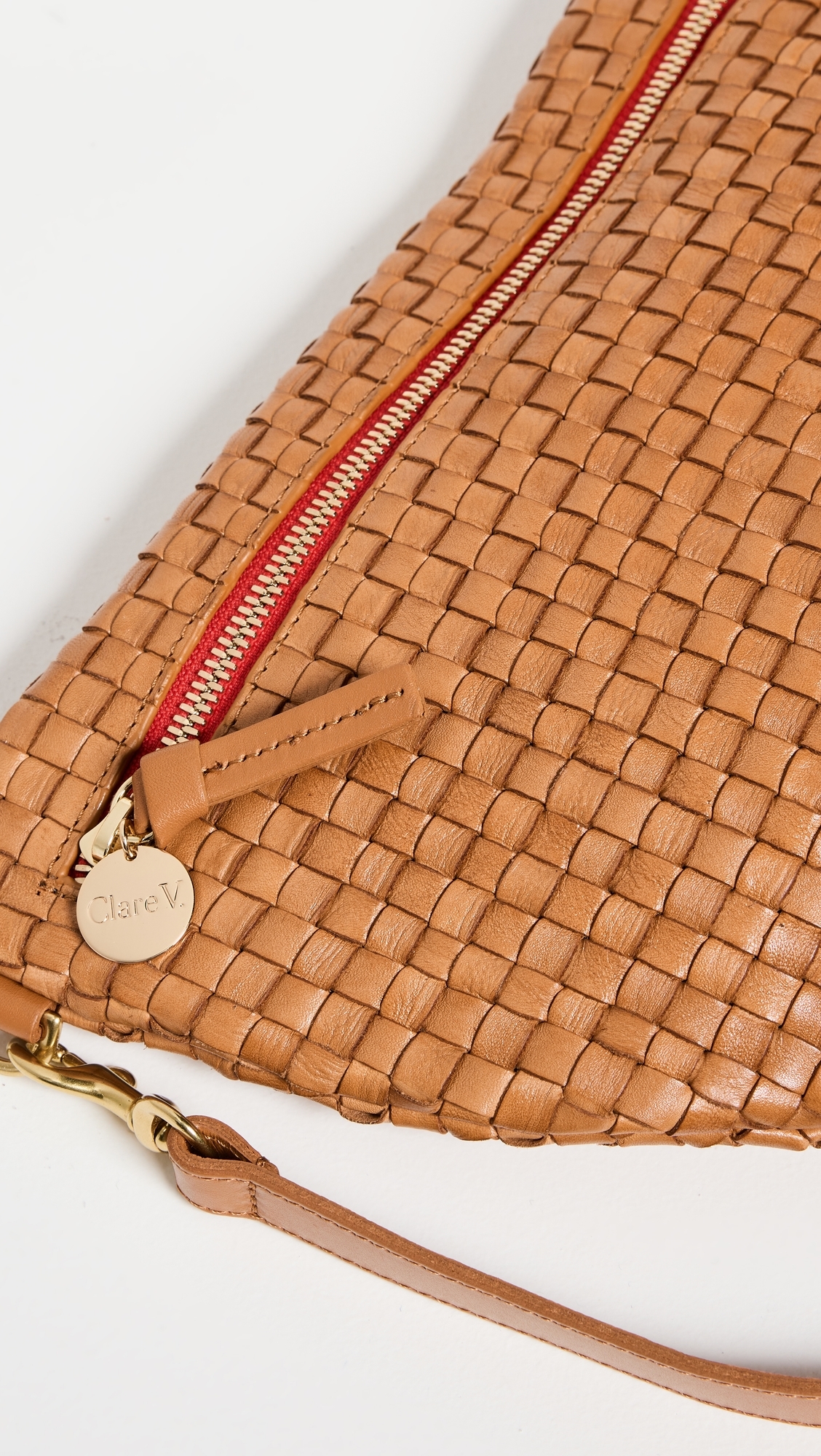 Grande Belt Bag Natural Woven Checker One Size