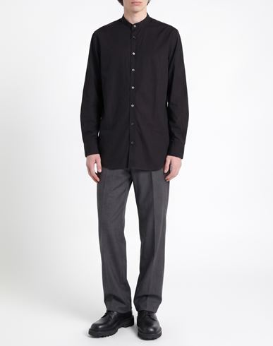 Man Shirt Black Size 16 Cotton