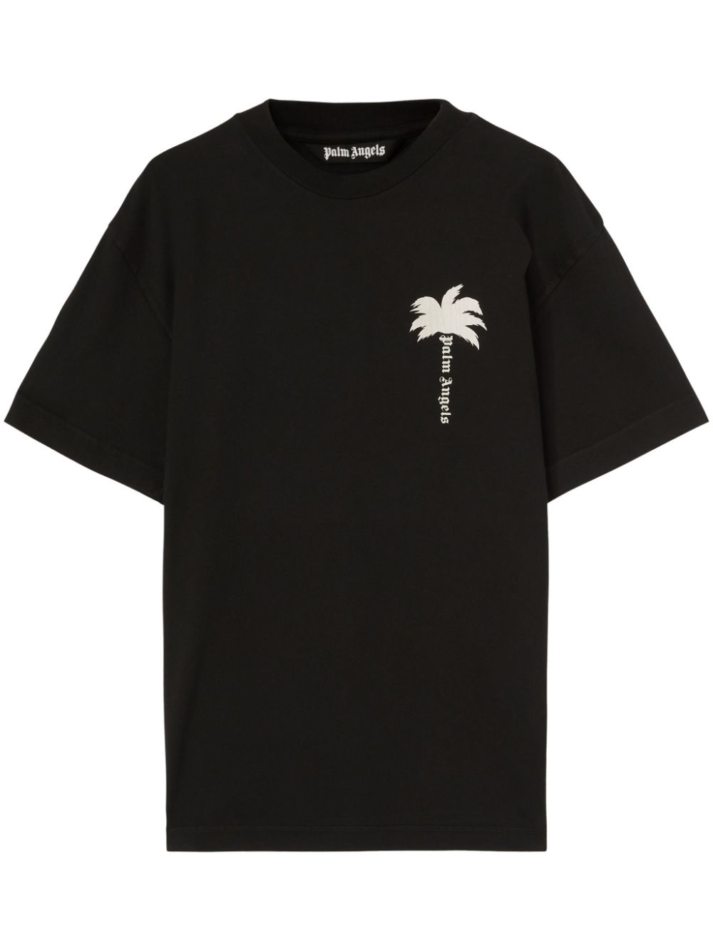 The Palm cotton T-shirt - Black