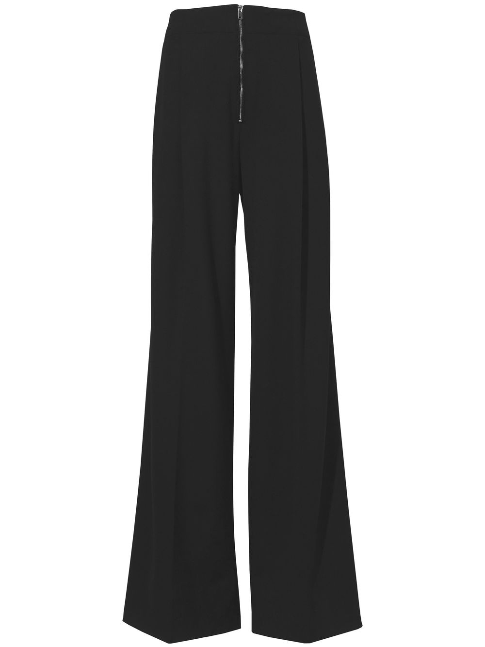 Pleat-detail palazzo pants - Black