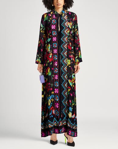 Woman Maxi dress Black Size M Viscose