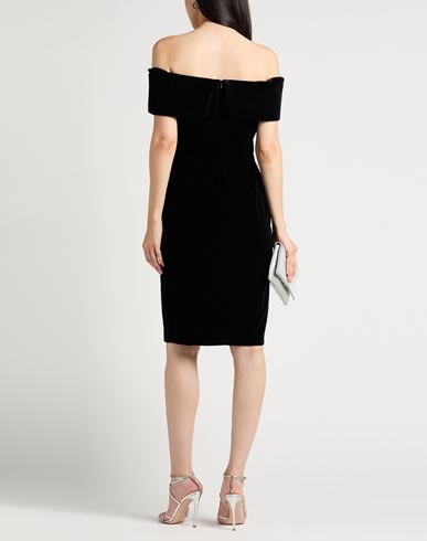 Woman Mini dress Black Size 6 Polyester, Elastane