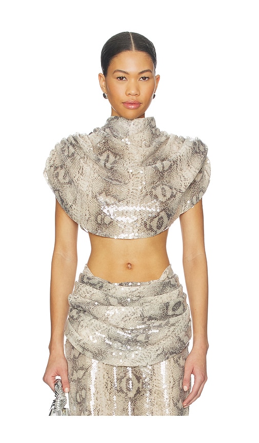 The Dolls House Lucinda Top in Cream. - L also in