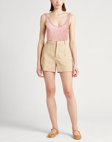 Collezione N_01 Woman Tank top Brown Size L Linen