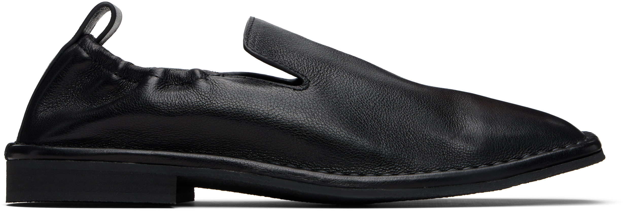 Black Slip On Loafers