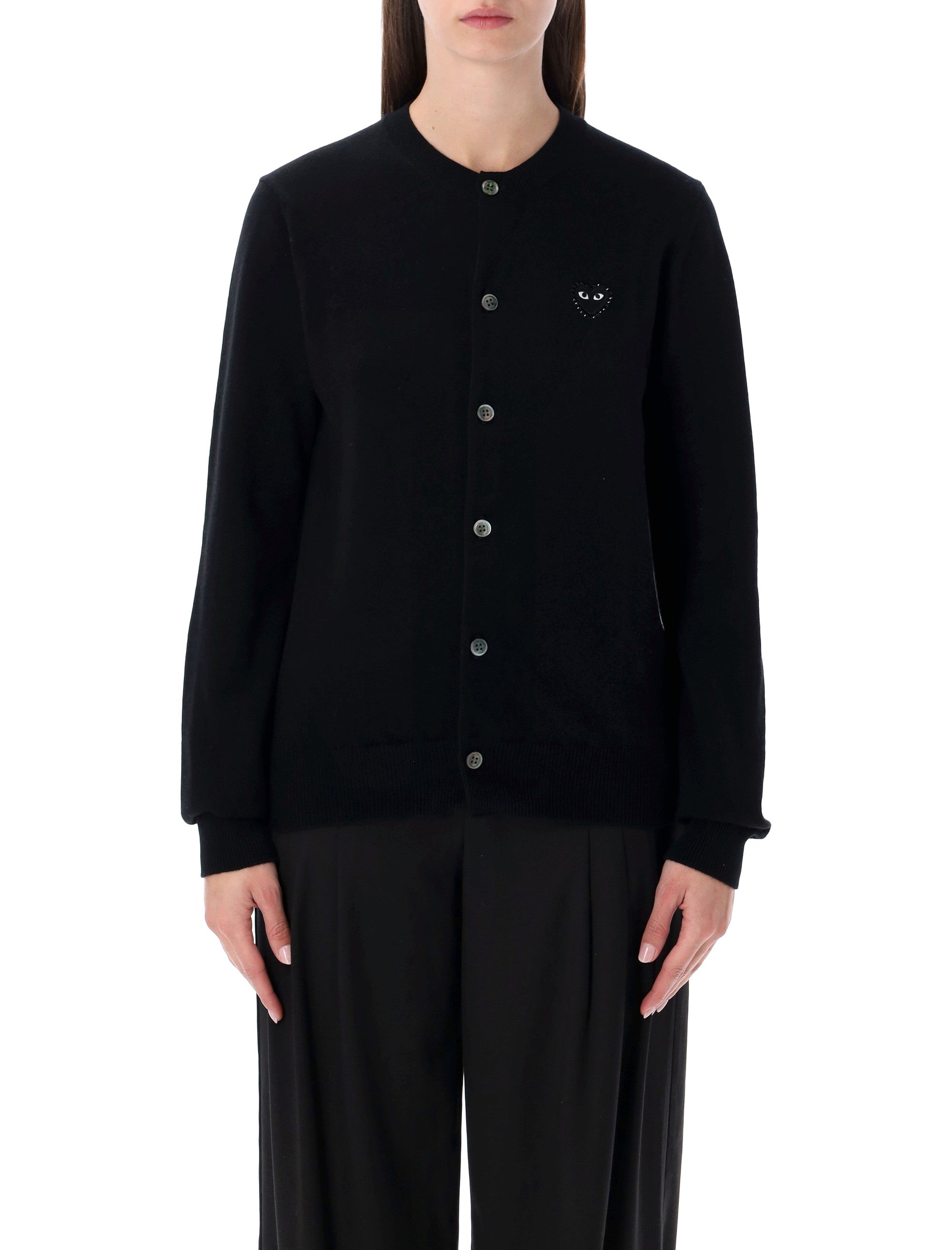 Timeless Cardigan with Crystal Heart - Size S