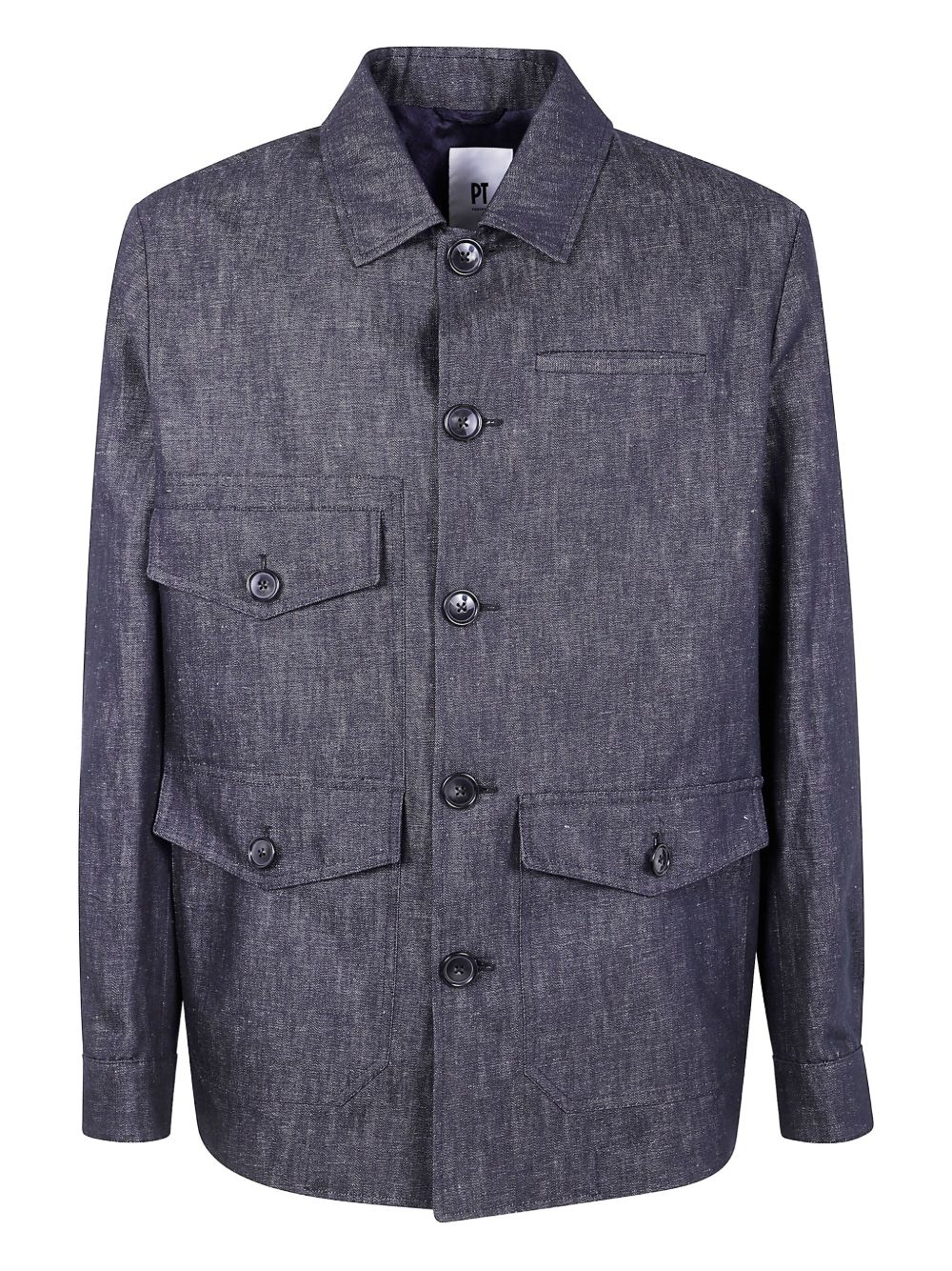 PT Torino button-down jacket - Blue