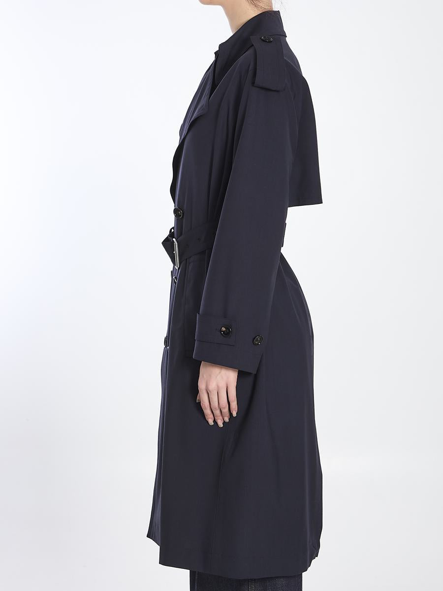 Fine Wool Trench Coat