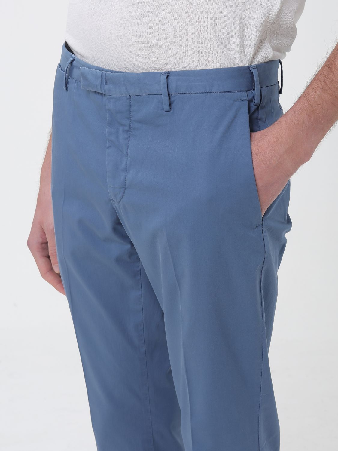 Pants Men color Gnawed Blue