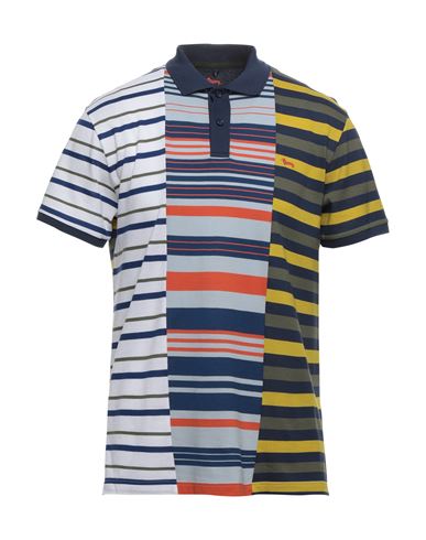 Man Polo shirt Blue Size 3XL Cotton