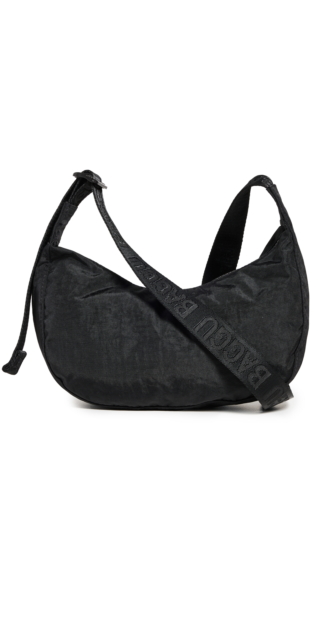 Small Nylon Crescent Bag Black One Size