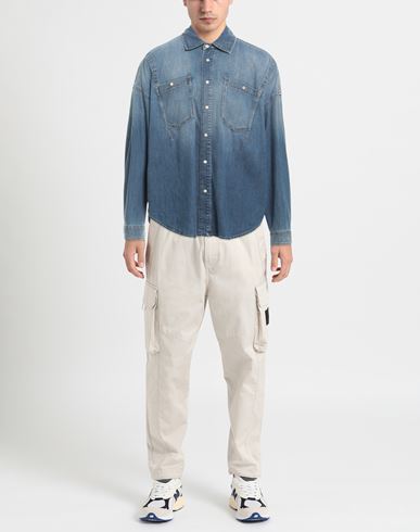 Man Denim shirt Blue