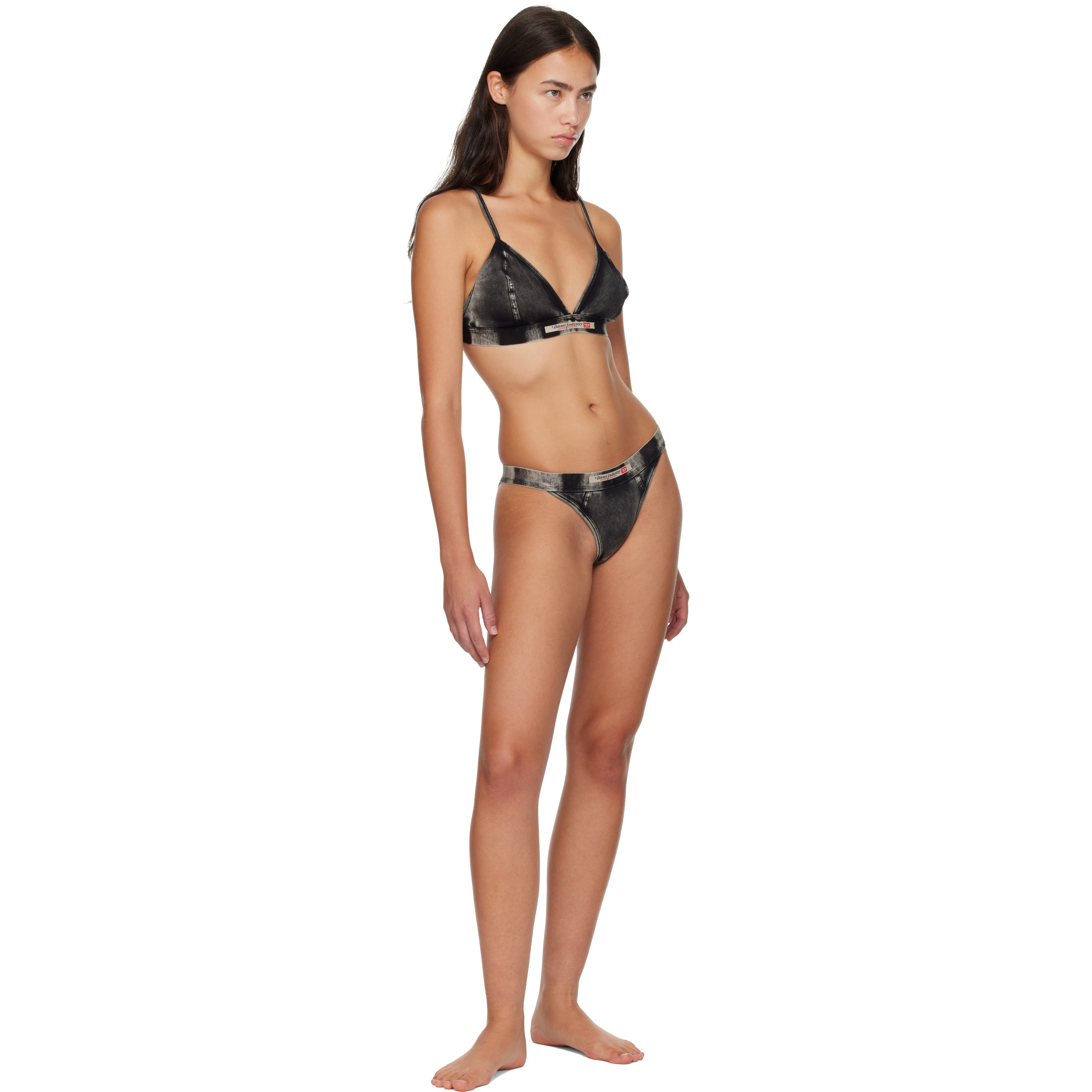 Black Triangle Bra
