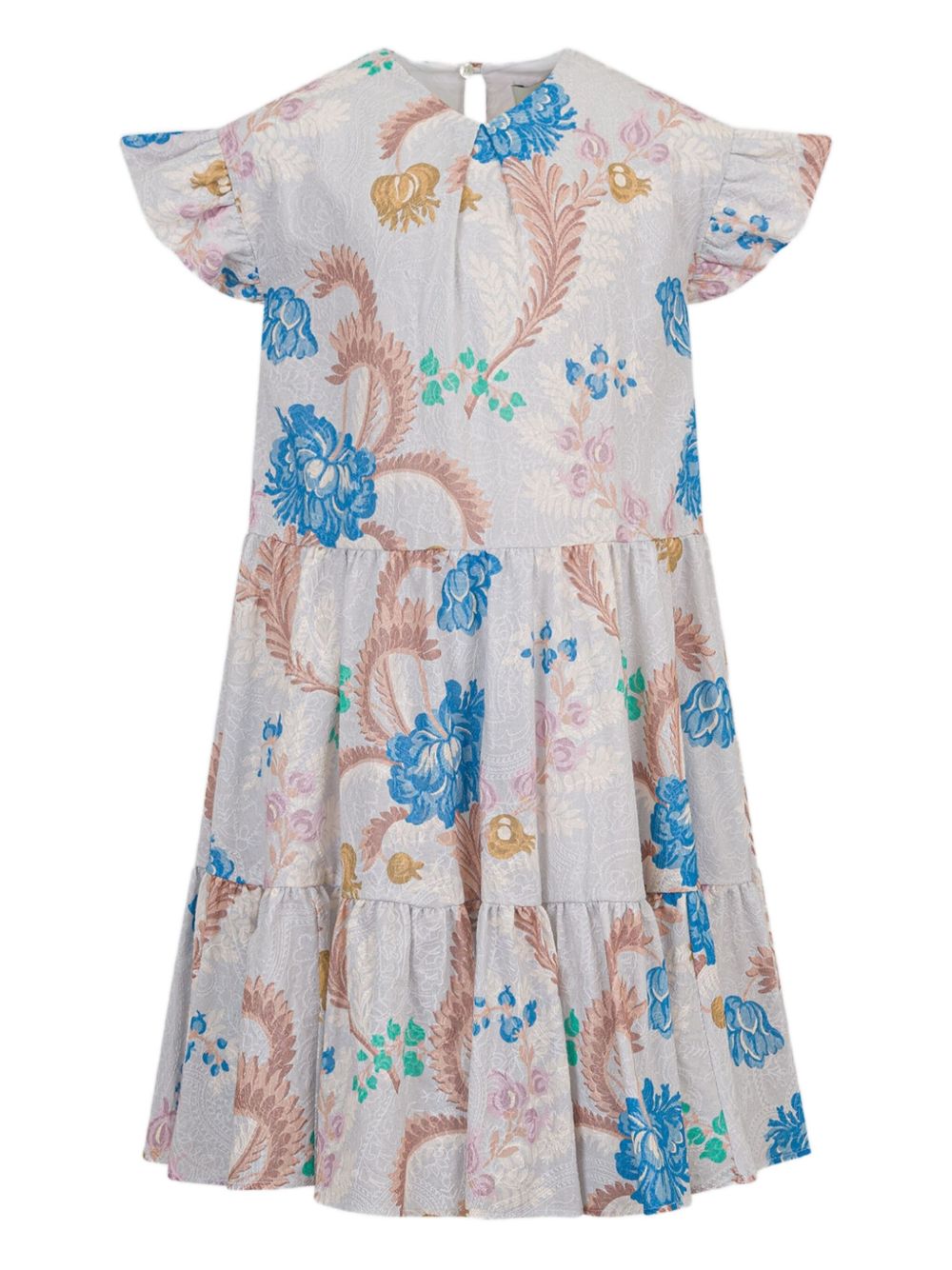ETRO KIDS paisley-print dress - White