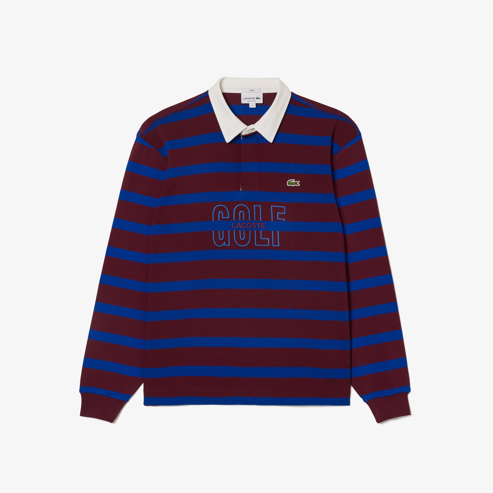 Unisex Long Sleeve Striped Rugby Shirt