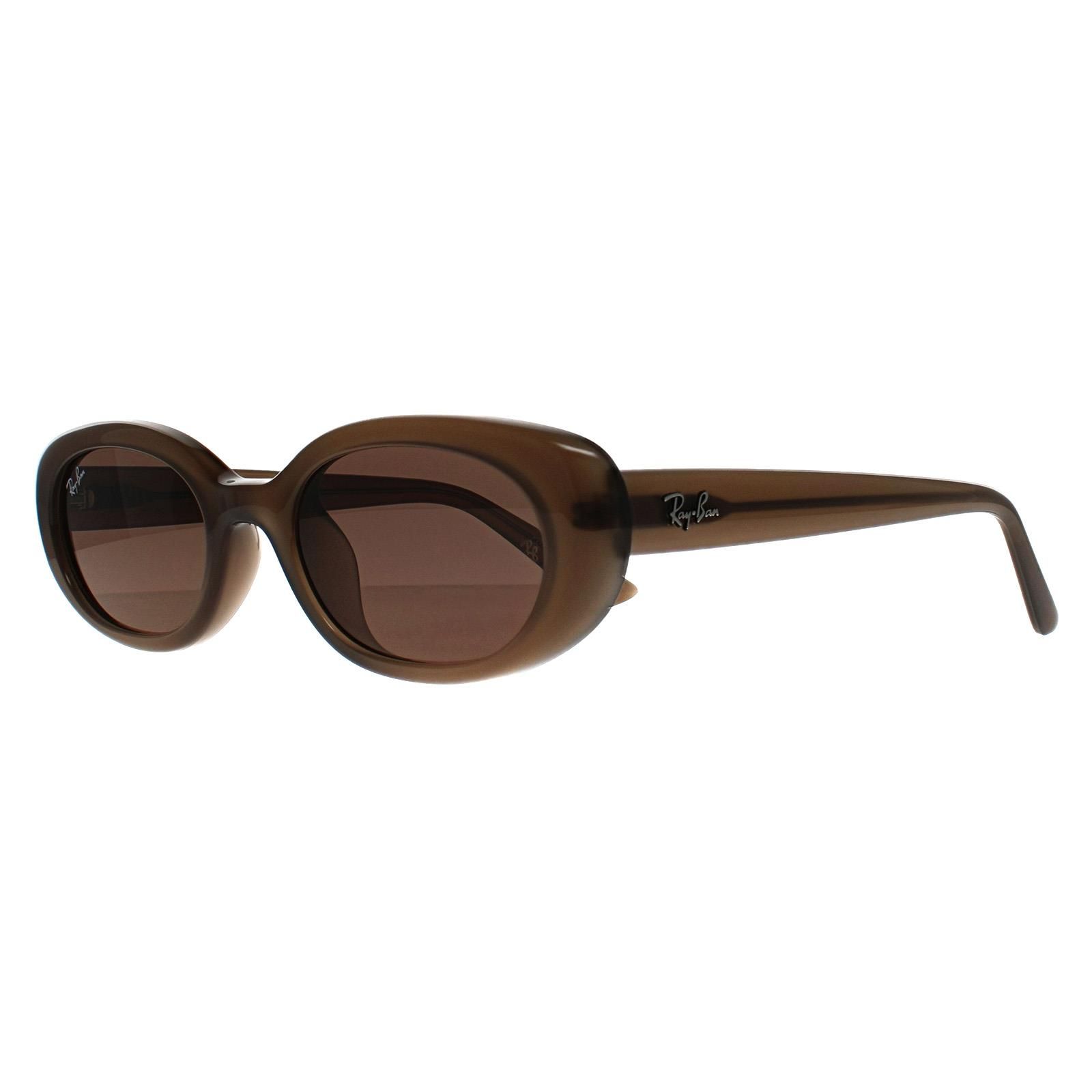 Ray-Ban Unisex Sunglass RB4441D Bio-Based -  Frame color: Opal Brown, Lens color: Dark Brown