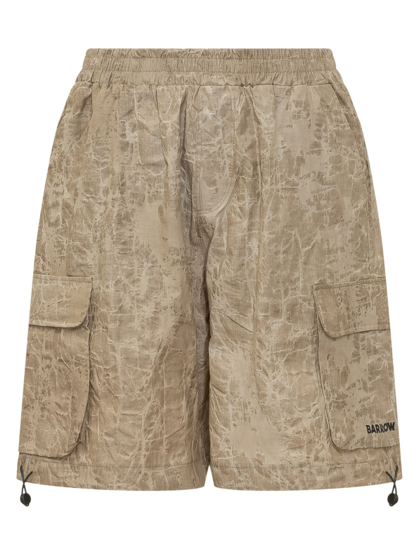 Brown Logo Shorts