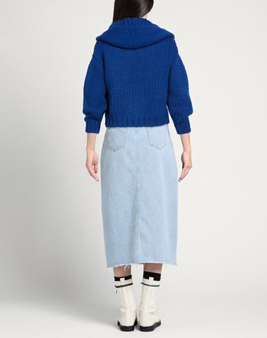 Niū Woman Cardigan Blue Size M Acrylic, Virgin Wool
