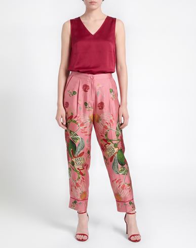 Woman Pants Antique rose Size XS Silk