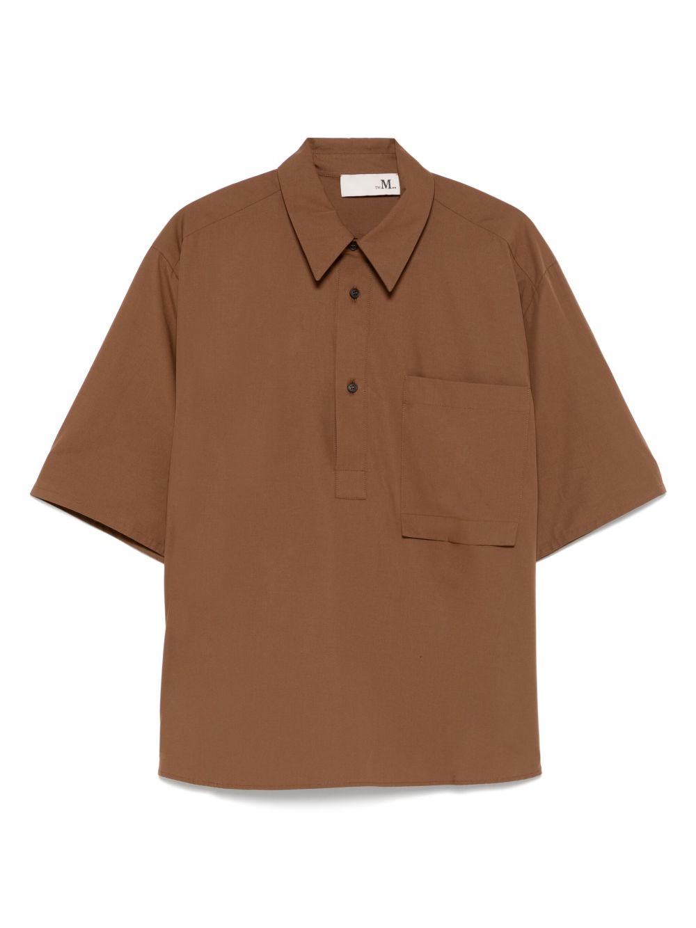 THE M cotton shirt - Brown