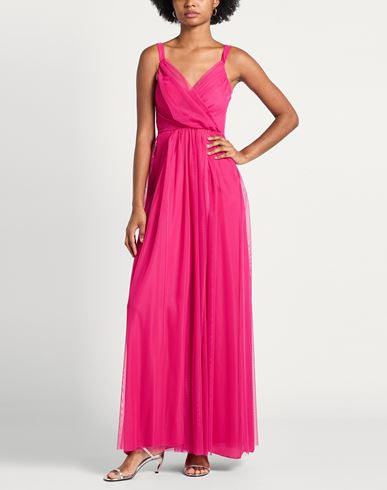 Woman Maxi dress Fuchsia Size 2 Polyester