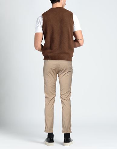 Man Pants Beige Size 32 Cotton, Polyester, Elastane
