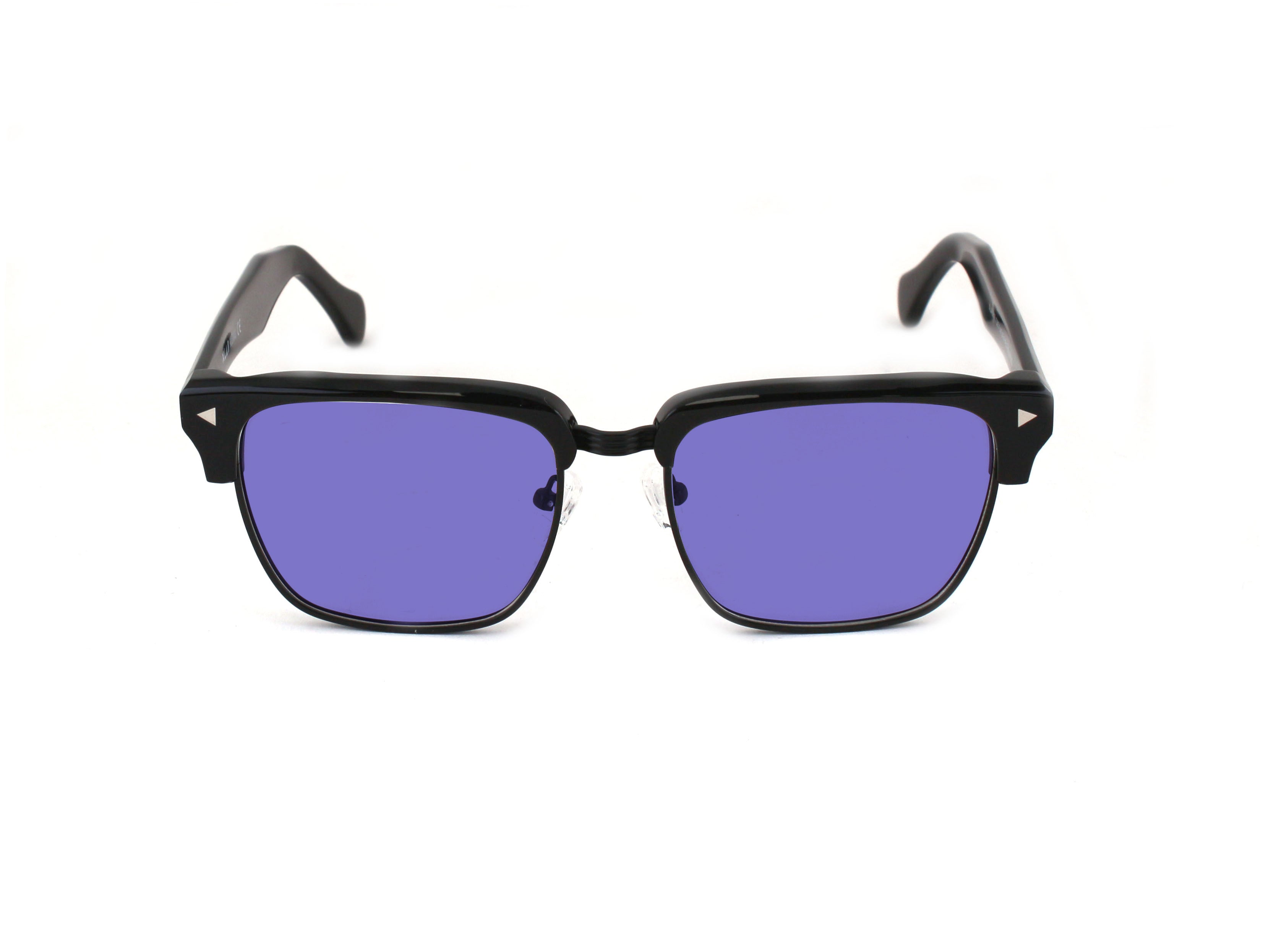 XLAB Unisex XLAB Maui Sonnenbrillen Cello-Metallo Schwarz Lila Quadratisch Polarisiert