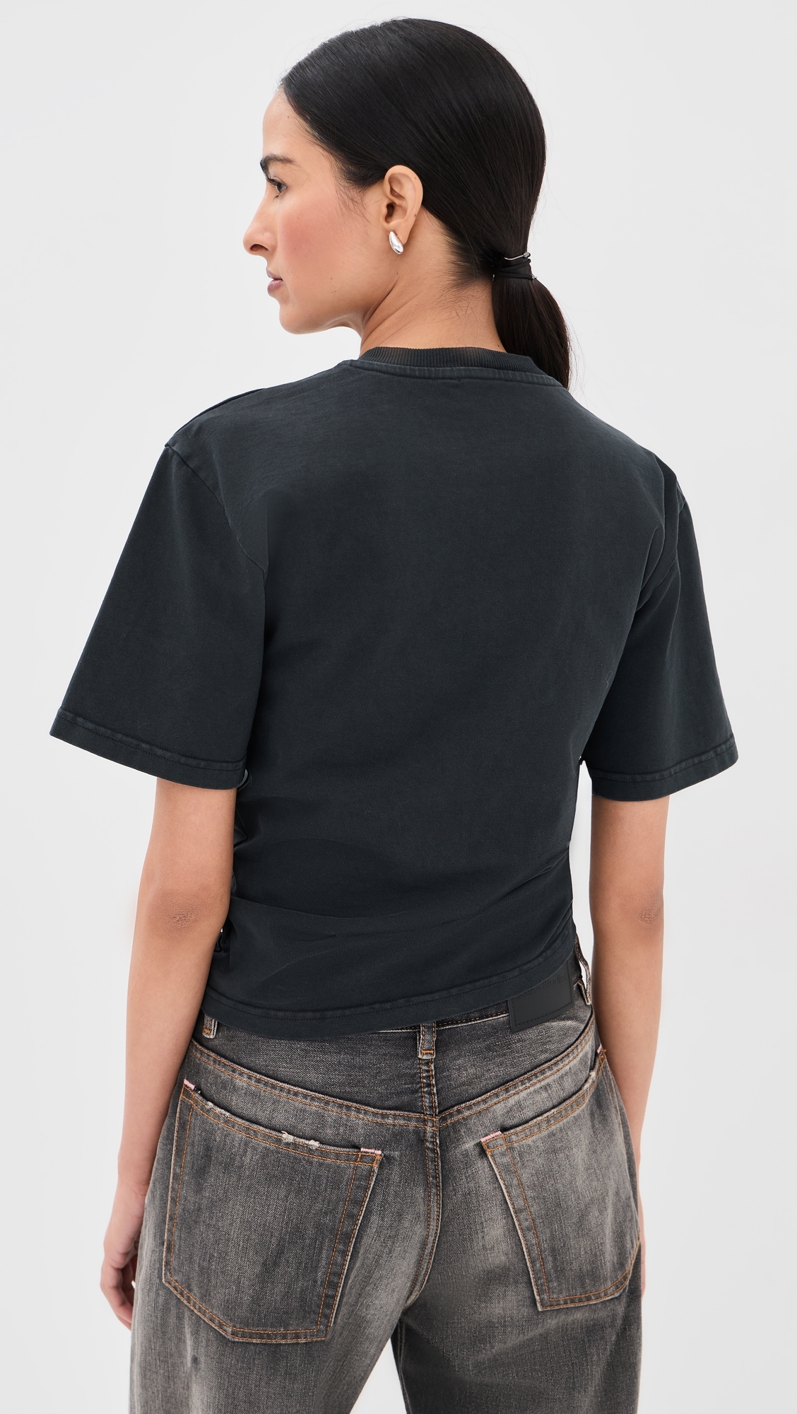 Crystal Knot T-Shirt Washed Black