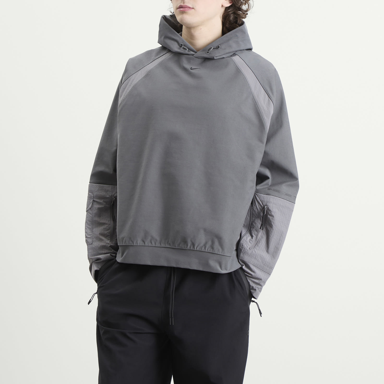 Men's Tech Shori Utility Hoodie in Iron Grey/Pencil Point/Black