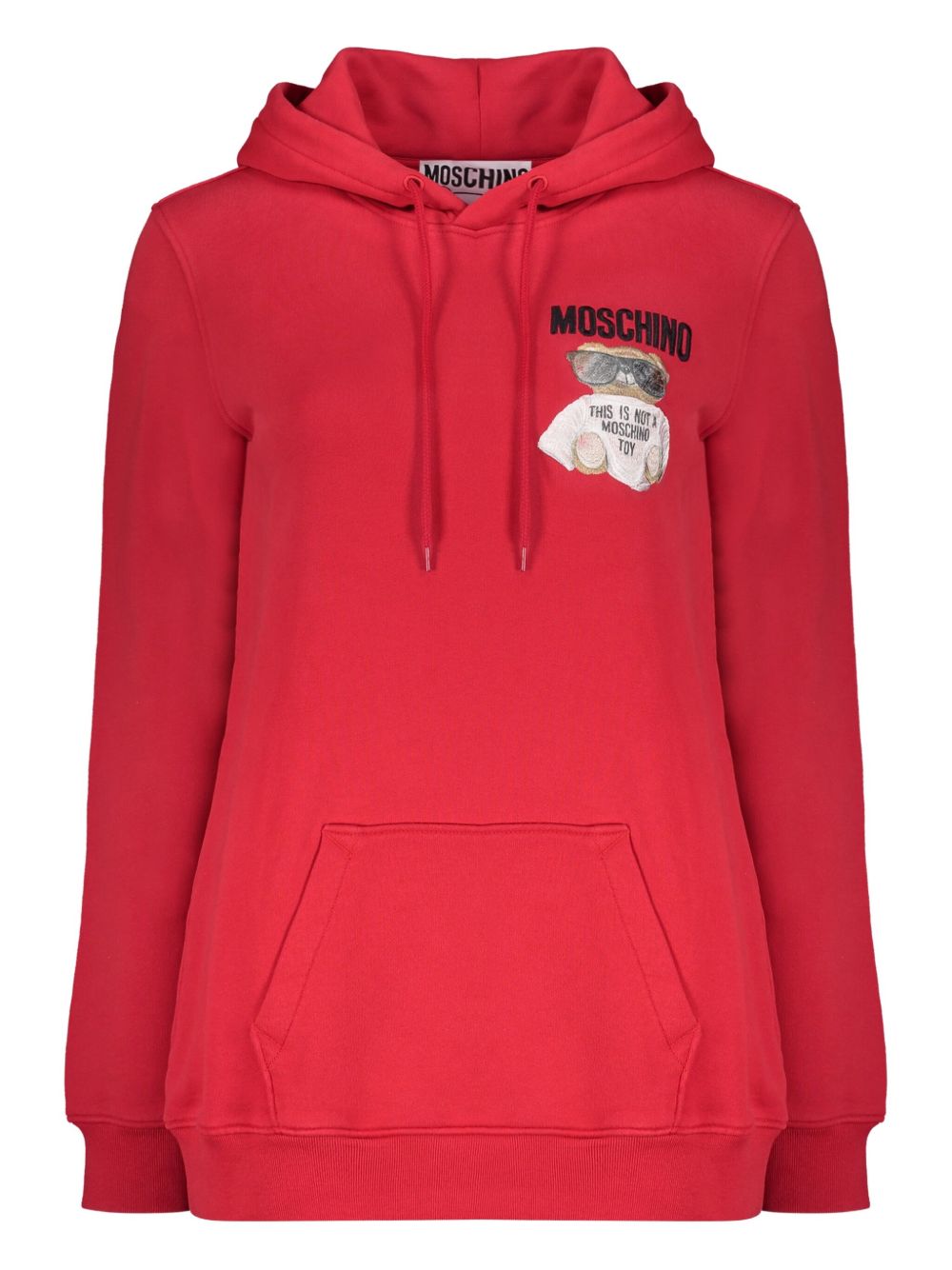 Moschino cotton hoodie - Red