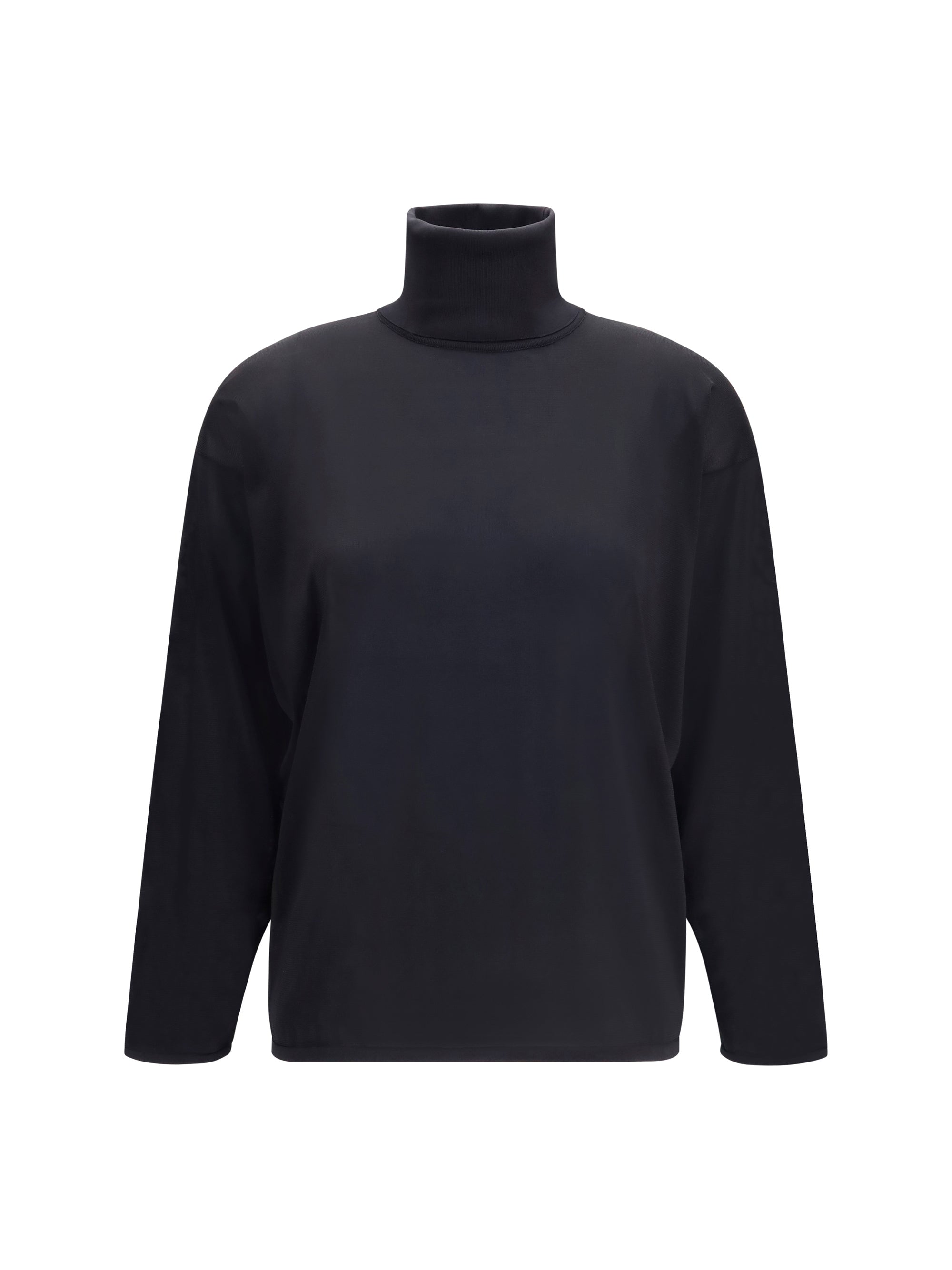 Extra-Fine Silk Sweater — Black