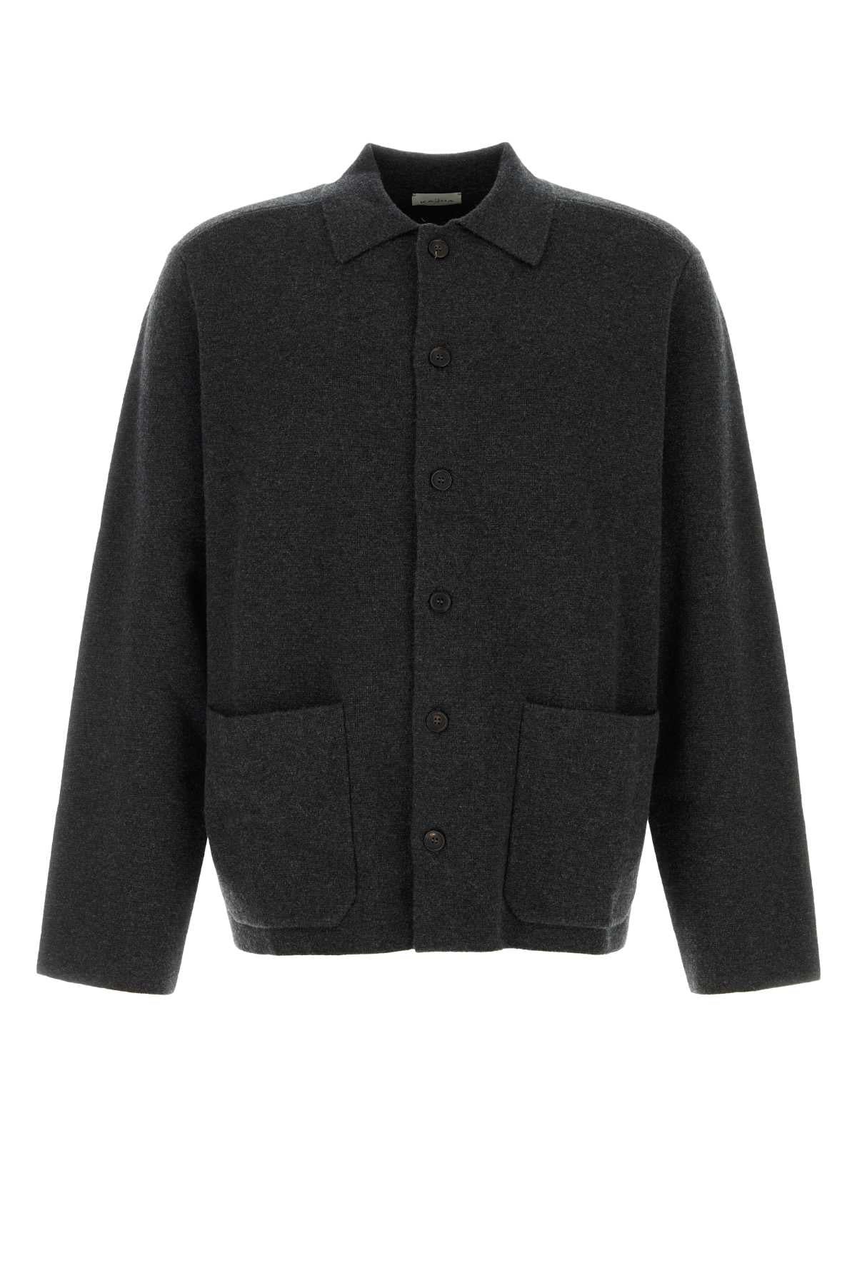 With Cardigan — Charcoal