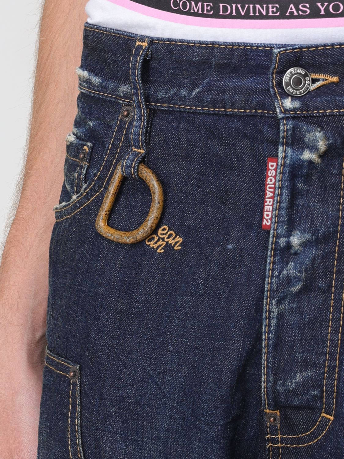 Jeans Men color Blue