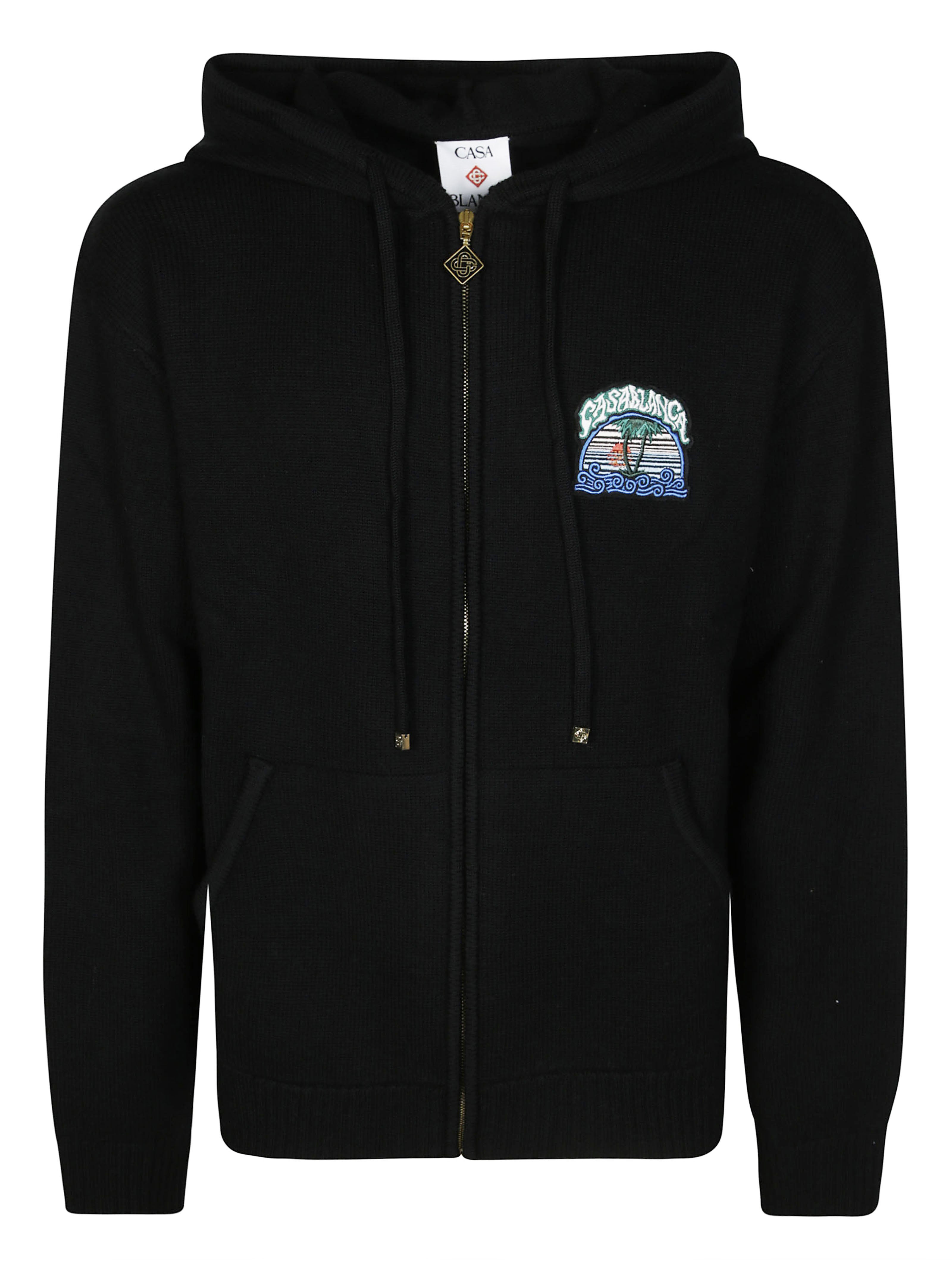 Men's 100% Wool Zip-Up Sweatshirt