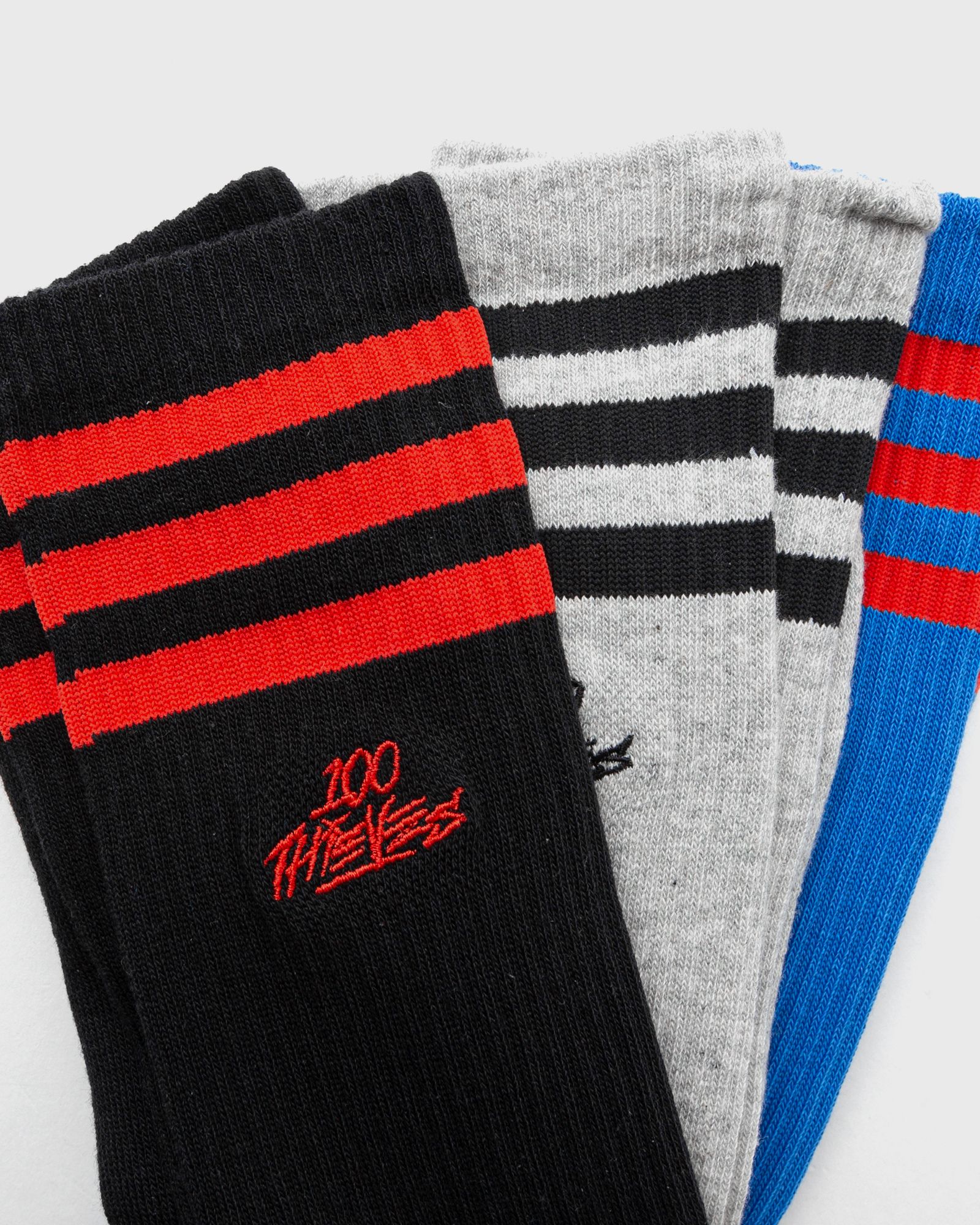 X 100 Thieves SOCKS black male Socks now available at BSTN