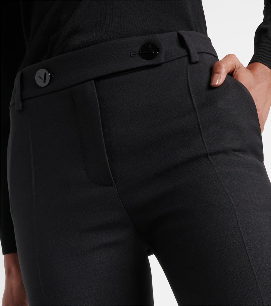 Crêpe Couture mid-rise slim pants