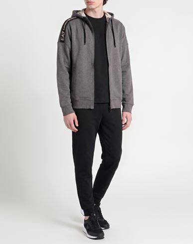 Man Sweatshirt Grey Size S Cotton