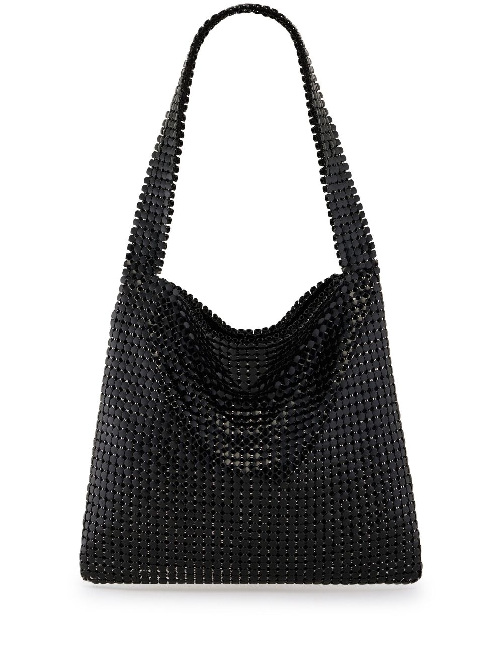 Pixel mesh shoulder bag - Black