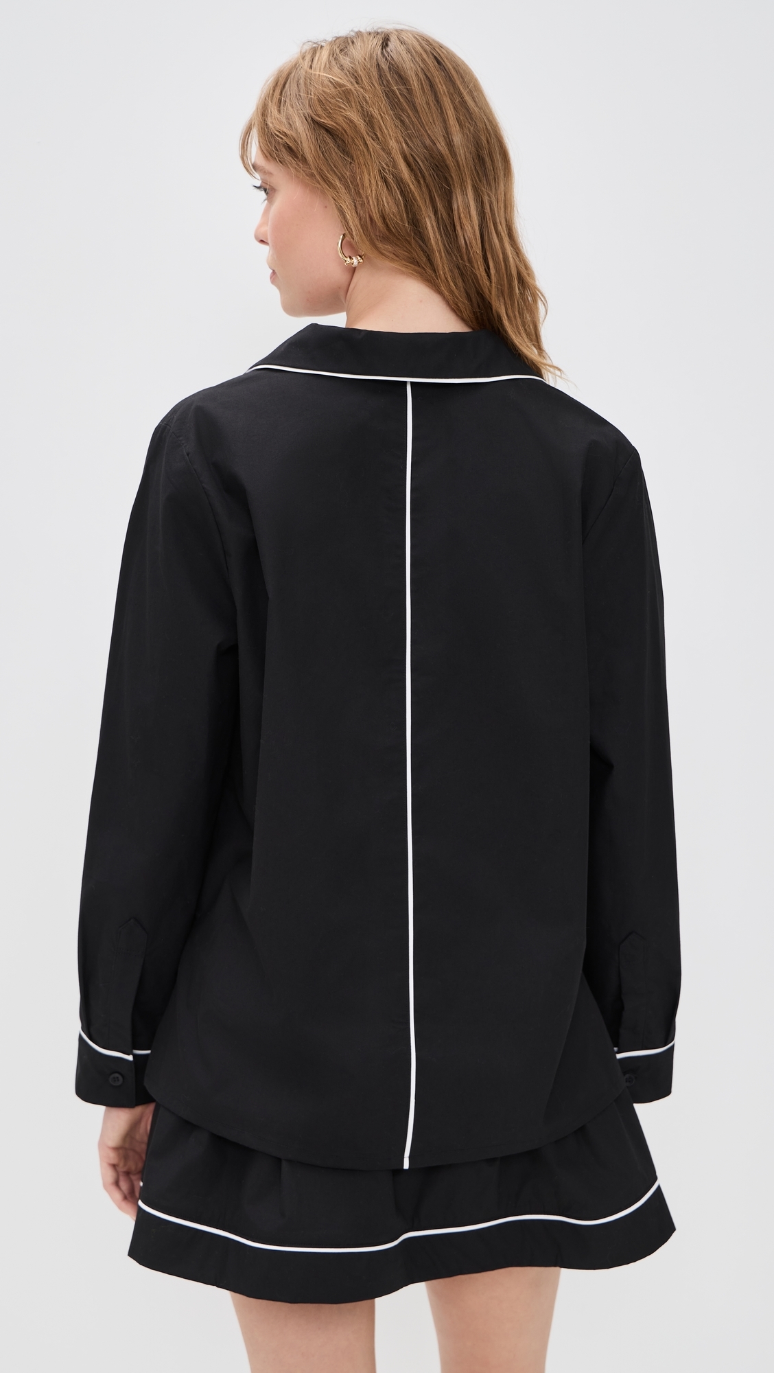 Madeleine Top Black/White