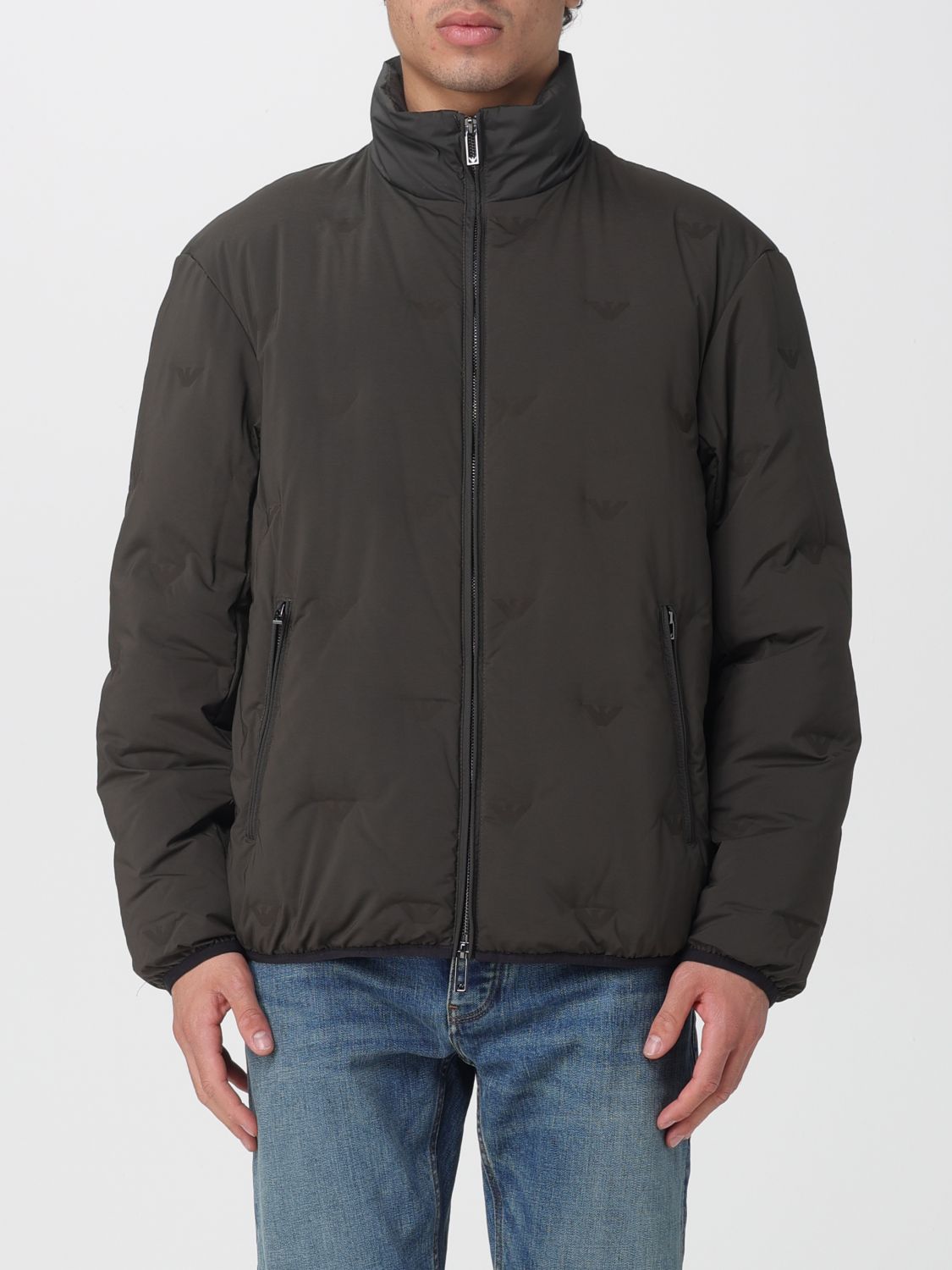 Jacket Men color Green