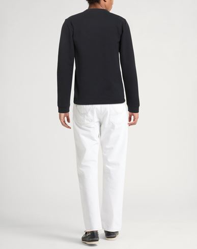 Man Sweatshirt Black Size S Cotton, Polyester, Elastane