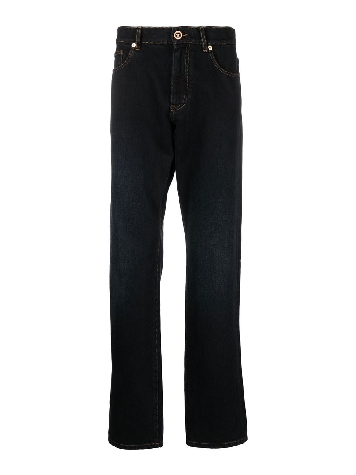 Medusa motif jeans