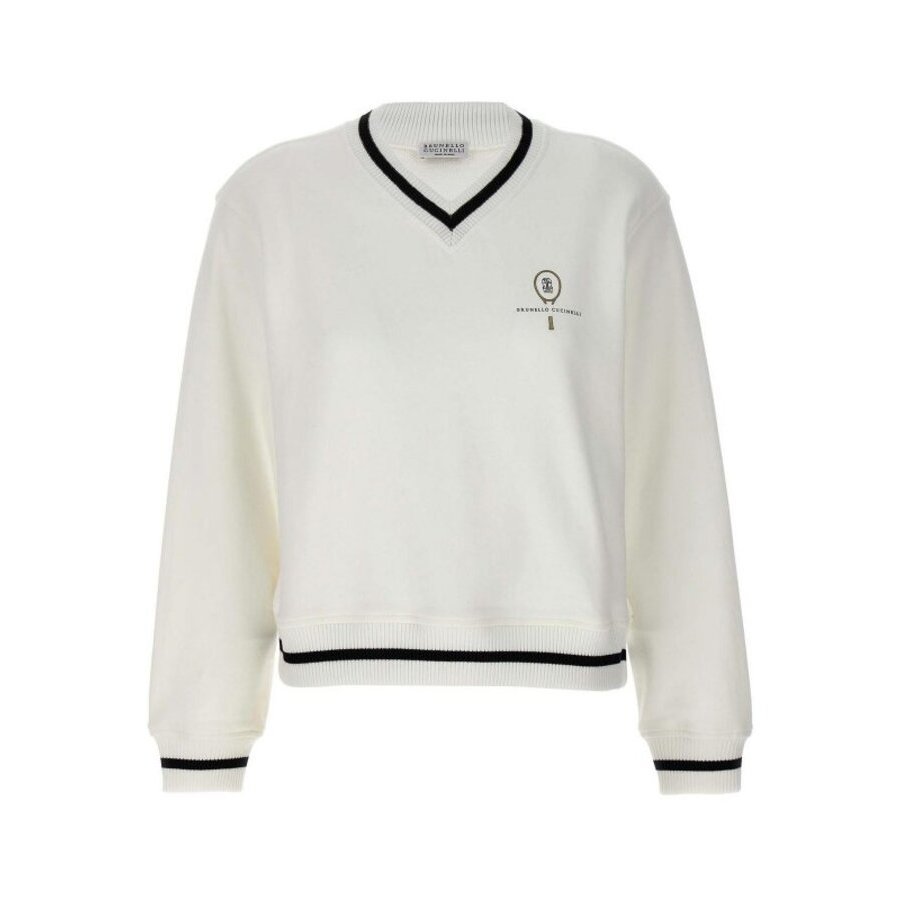 Off White Cotton Sweater