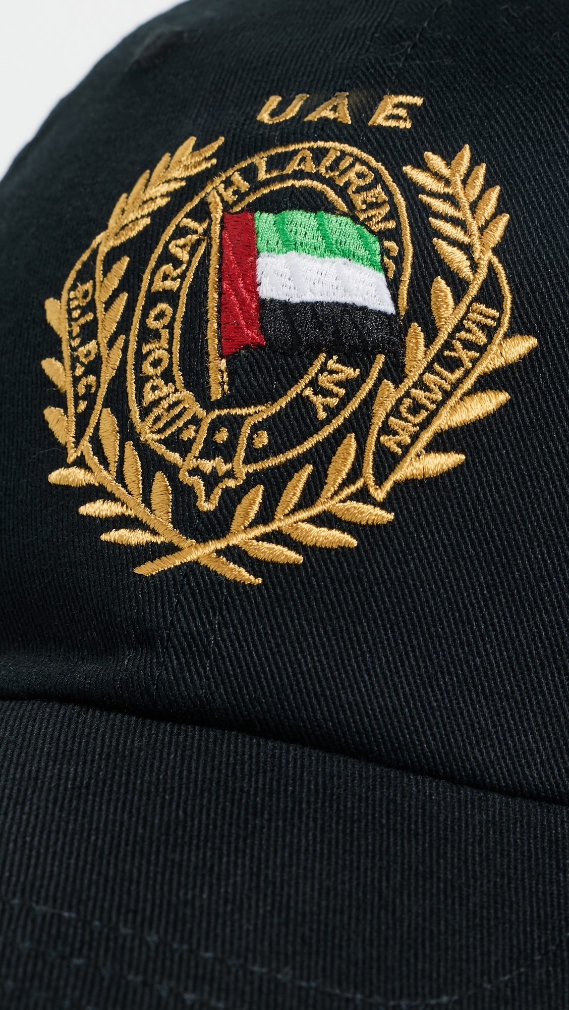 United Arab Emirates Classic Twill Baseball Cap Polo Black One Size