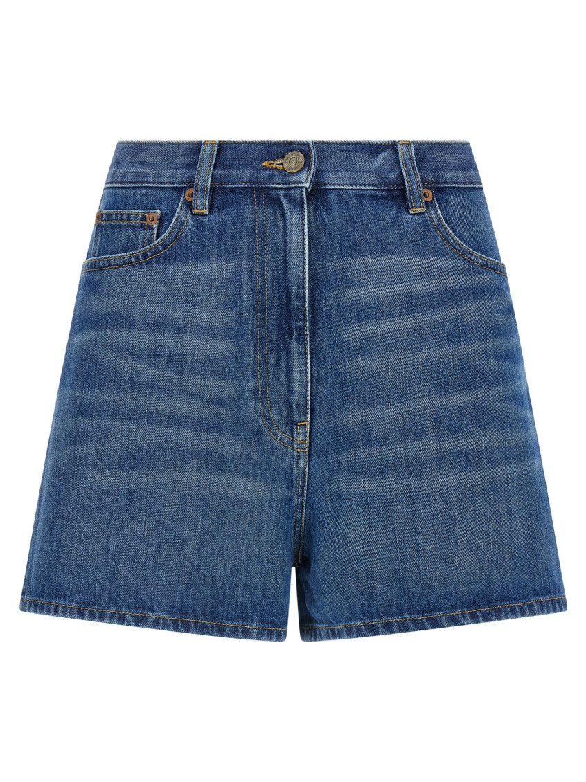 Blue VGold Shorts