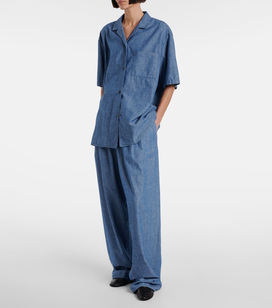 Rufos twill wide-leg pants